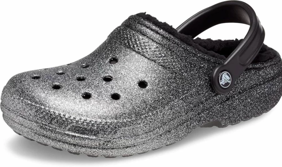 Crocs Classic Clog Striped Comfortable Slip-On Shoes for Men and Women