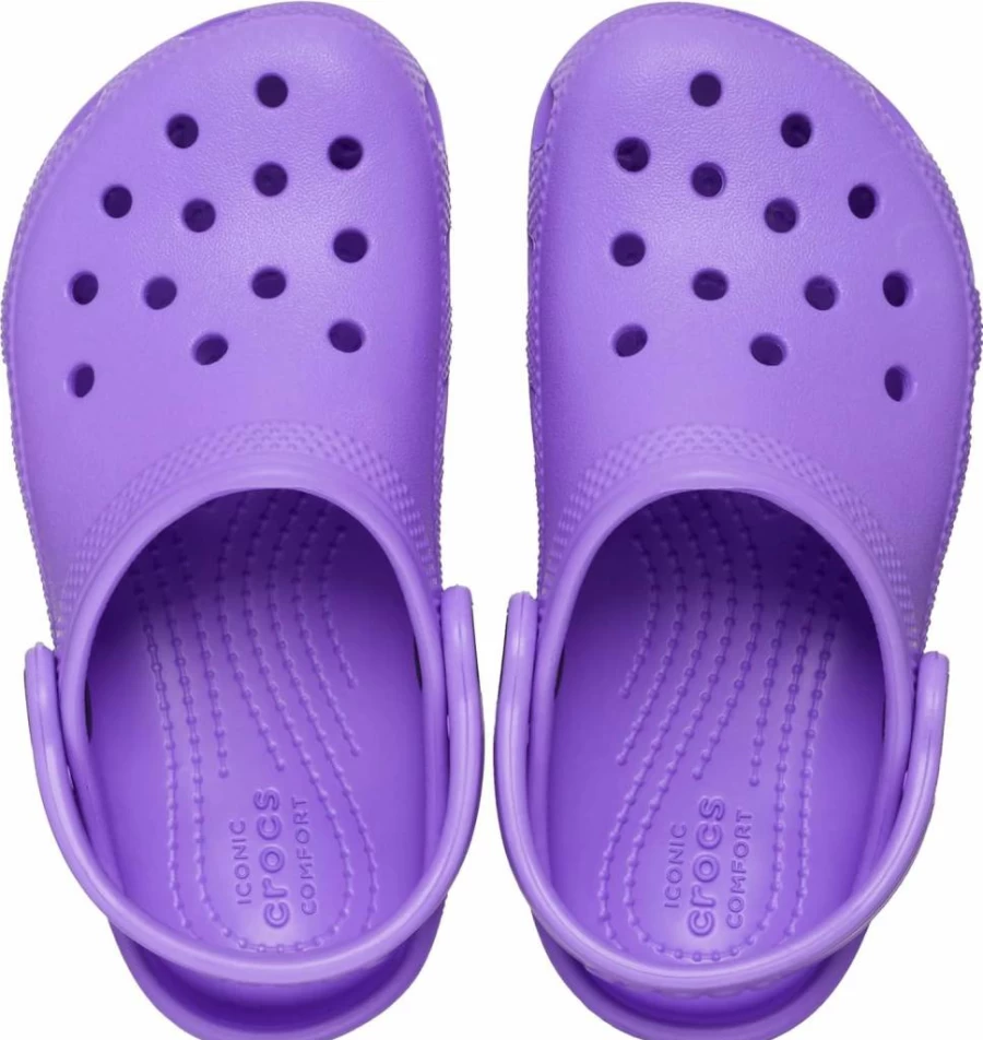 Crocs Kids' Classic Clog | Comfortable Lightweight Slip-On Water Shoes for Boys and Girls