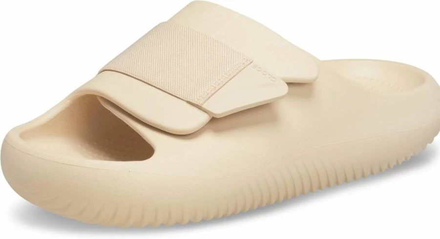 Crocs Unisex Mellow Luxe Recovery Slide Sandals Comfortable Slip-On Pool & Beach Shoes