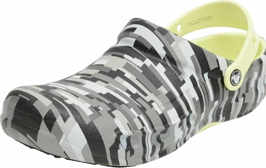 Crocs Men's On The Clock Slip-Resistant Work Sneakers for Professional Comfort