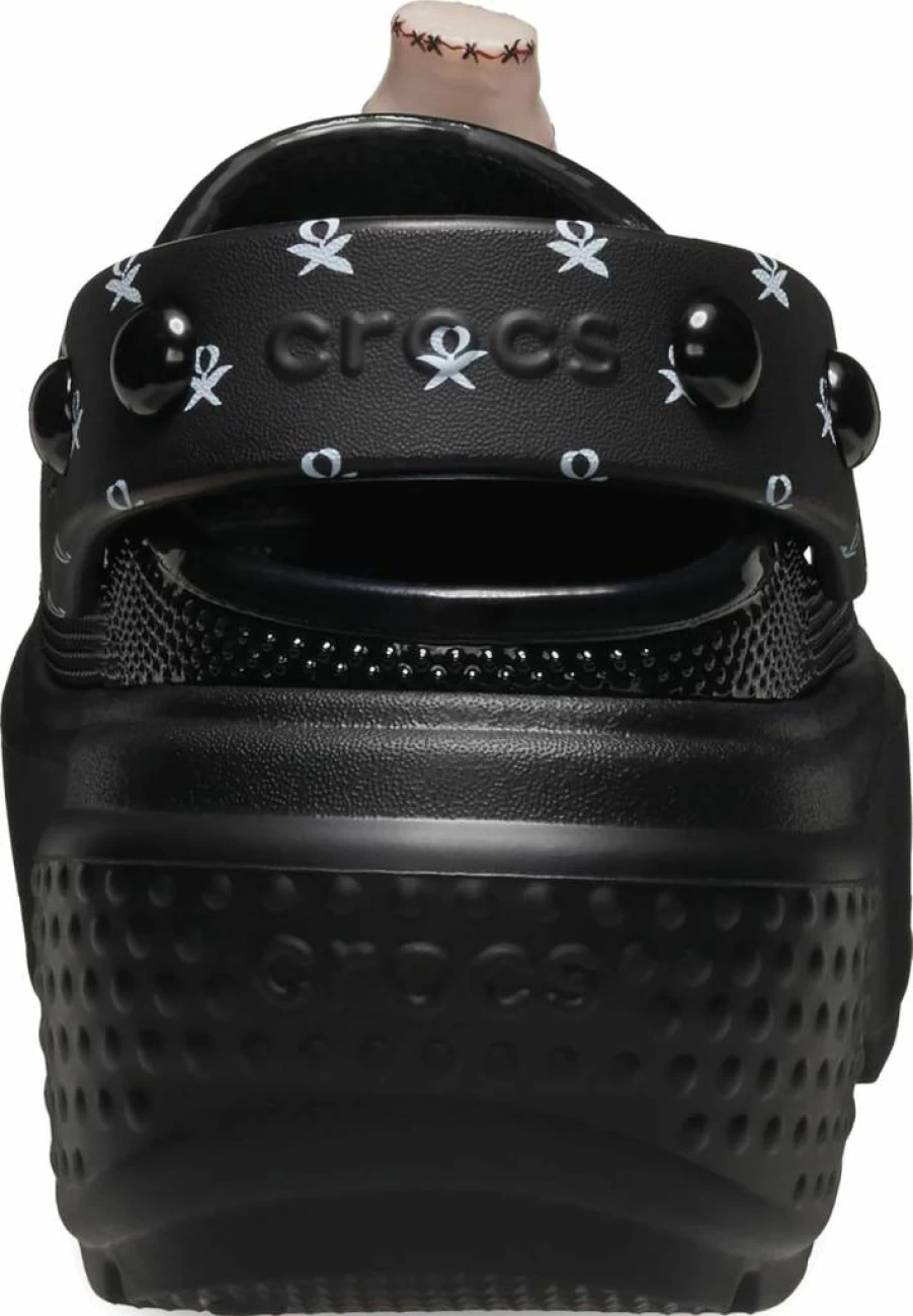 Crocs Women's Wednesday Addams Stomp Clog - Classic Horror Movie Inspired Comfort Shoes