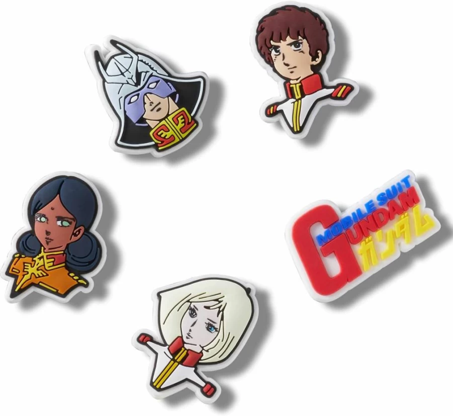 Crocs Unisex Jibbitz Shoe Charms Multi-Pack - Gundam & Boys Characters Collection (One Size)