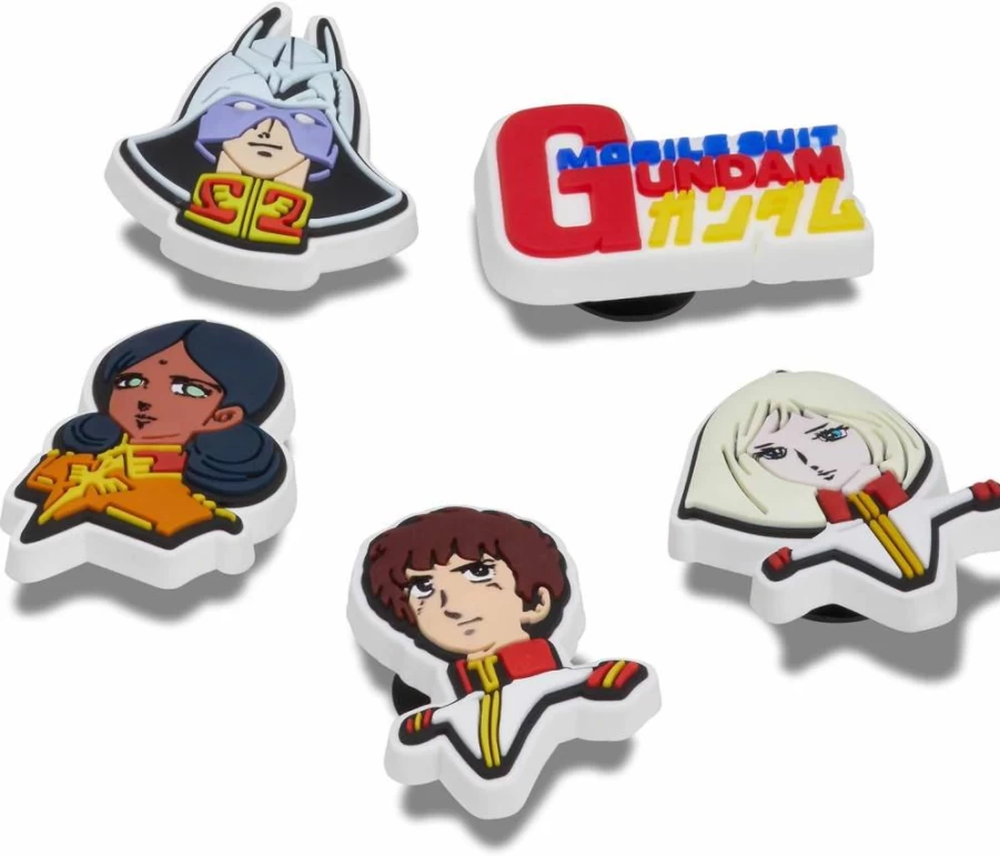 Crocs Unisex Jibbitz Shoe Charms Multi-Pack - Gundam & Boys Characters Collection (One Size)