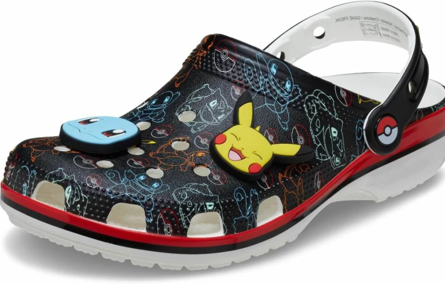 Crocs Unisex-Adult Classic Pokemon Clogs for Men & Women | Lightweight & Comfortable Slip-On Shoes