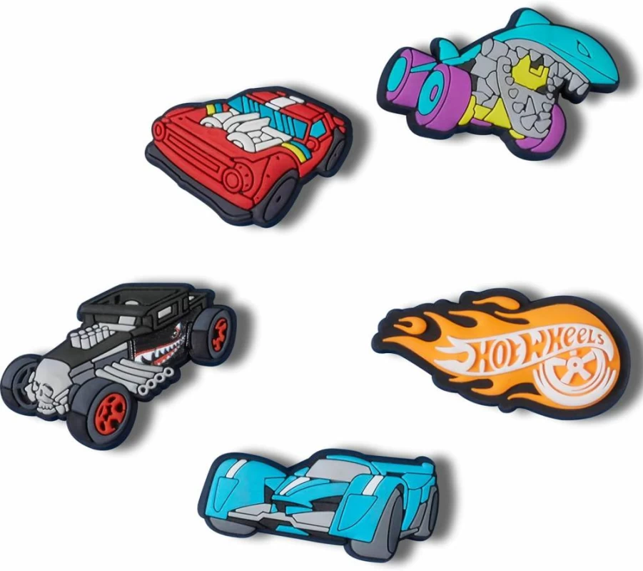 Crocs Jibbitz Shoe Charms - Hot Wheels Themed Multi-Pack for Customization