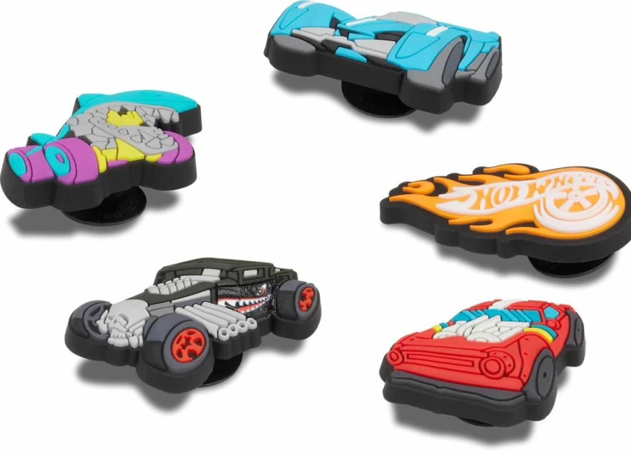 Crocs Jibbitz Shoe Charms - Hot Wheels Themed Multi-Pack for Customization