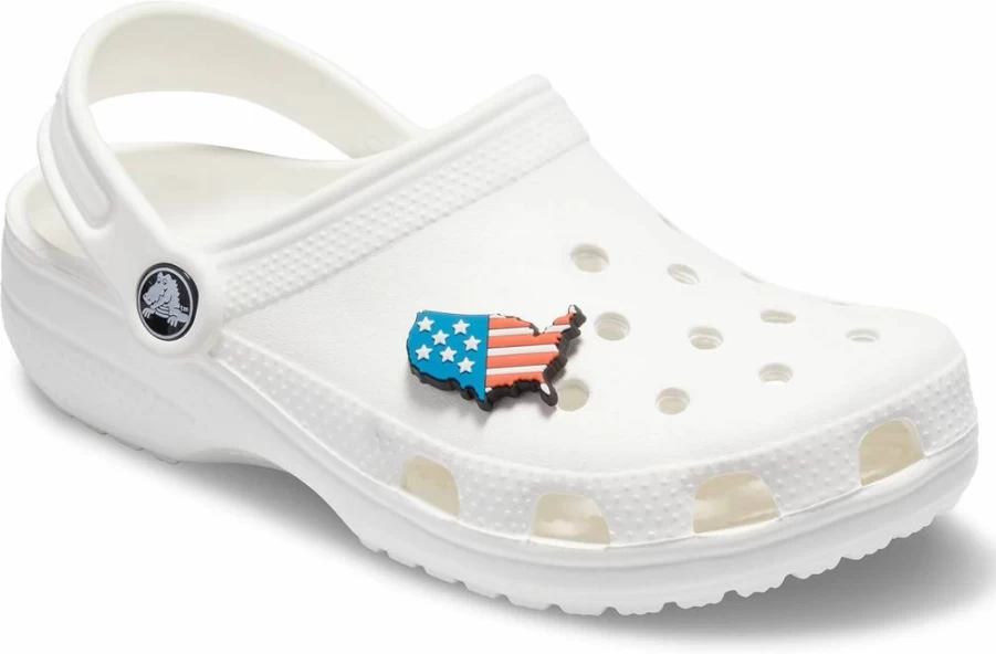 Crocs Unisex-Adult Jibbitz Shoe Charms - American Pride Decorations for Men and Women