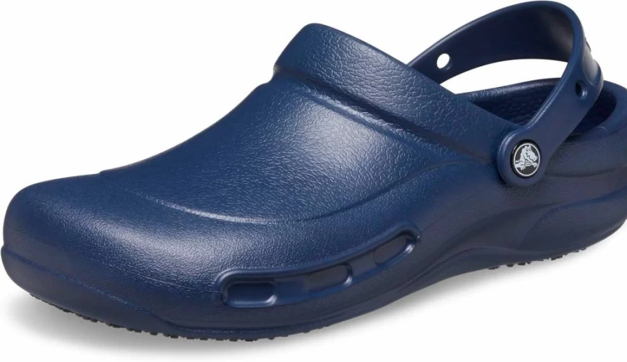 Crocs Unisex Slip-Resistant Bistro Clog - Comfortable Non-Slip Work Shoes for Adults