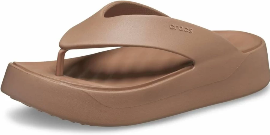 Crocs Women's Getaway Platform Wedge Sandals - Comfortable Flip Flops for Women