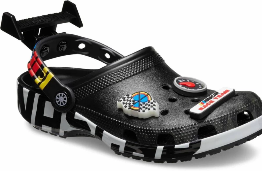 Crocs Unisex-Adult NASCAR Classic Clogs | Comfortable Slip-On Shoes for Men & Women