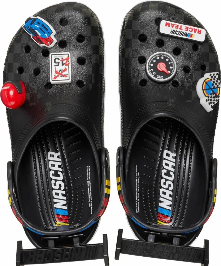 Crocs Unisex-Adult NASCAR Classic Clogs | Comfortable Slip-On Shoes for Men & Women