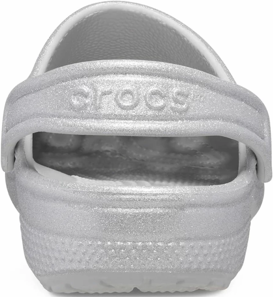 Crocs Kids' Classic Glitter Clogs | Sparkly & Comfortable Children's Sandals