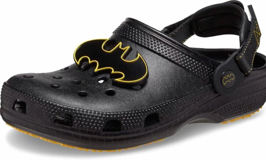 Crocs Unisex Adult Classic Batman Adjustable Slip-On Clogs