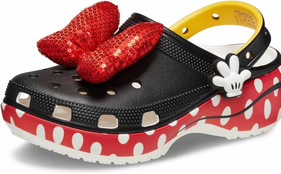 Crocs Women's Disney Minnie Mouse Platform Clogs - Classic Comfort & Style