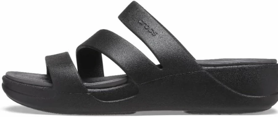 Crocs Women's Boca Strappy Wedge Sandal - Comfortable & Stylish Summer Footwear