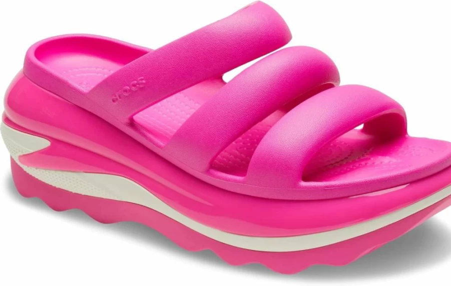 Crocs Unisex-Adult Mega Crush Platform Sandals with Triple Strap for Enhanced Comfort and Style