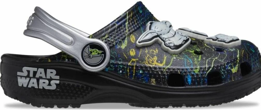 Crocs Star Wars Grogu Clog Toddler Shoes - Classic Kids Lightweight Slip-On