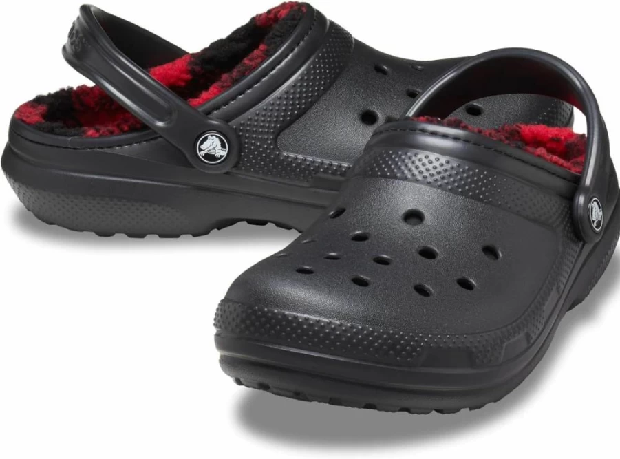 Crocs Classic Holiday Lined Clogs for Men & Women - Comfortable Unisex Slip-On Shoes