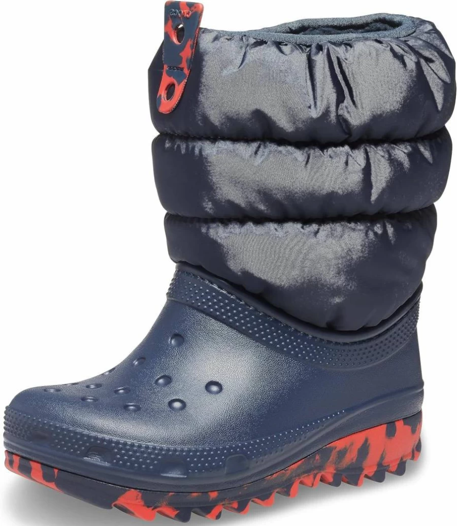 Crocs Kids Classic Neo Puff Snow Boots for Toddlers & Big Kids - Unisex Winter Footwear