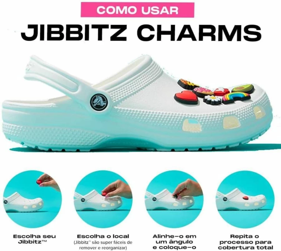 Crocs Unisex Jibbitz Shoe Charms - Number Charms for Crocs Shoes, Customizable Decorations for Men, Women, Boys & Girls