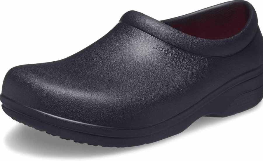 Crocs Work On The Clock LiteRide Slip-On Clogs for Men & Women - Comfortable Work Slip-On Shoes