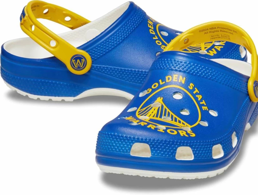 Crocs NBA Themed Classic Clogs for Adults - Unisex Comfortable Slip-On Shoes