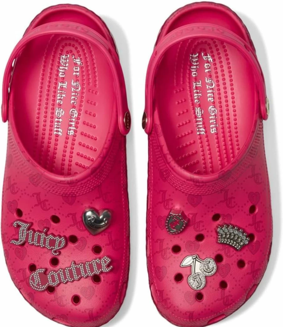 Crocs Women's Juicy Couture Classic Clog | Comfortable Slip-Resistant Casual Shoes