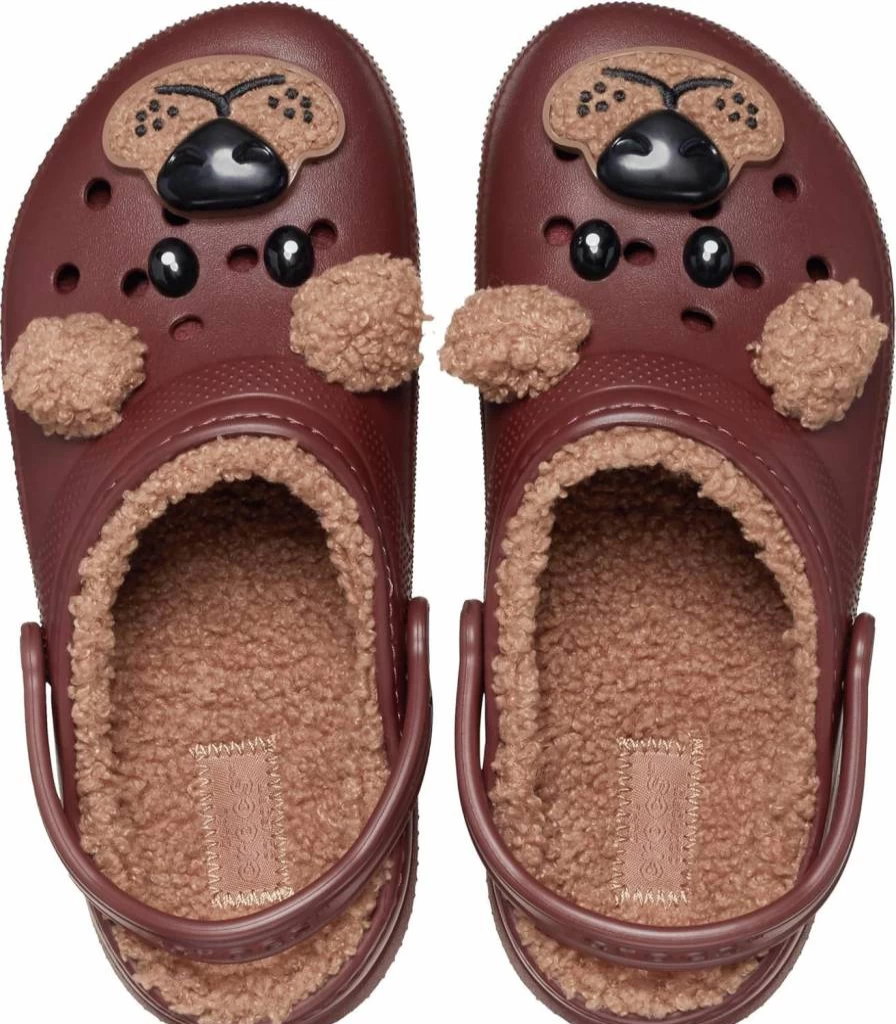 Crocs Kids Classic Lined Clogs for Toddlers - Unisex Winter Shoes