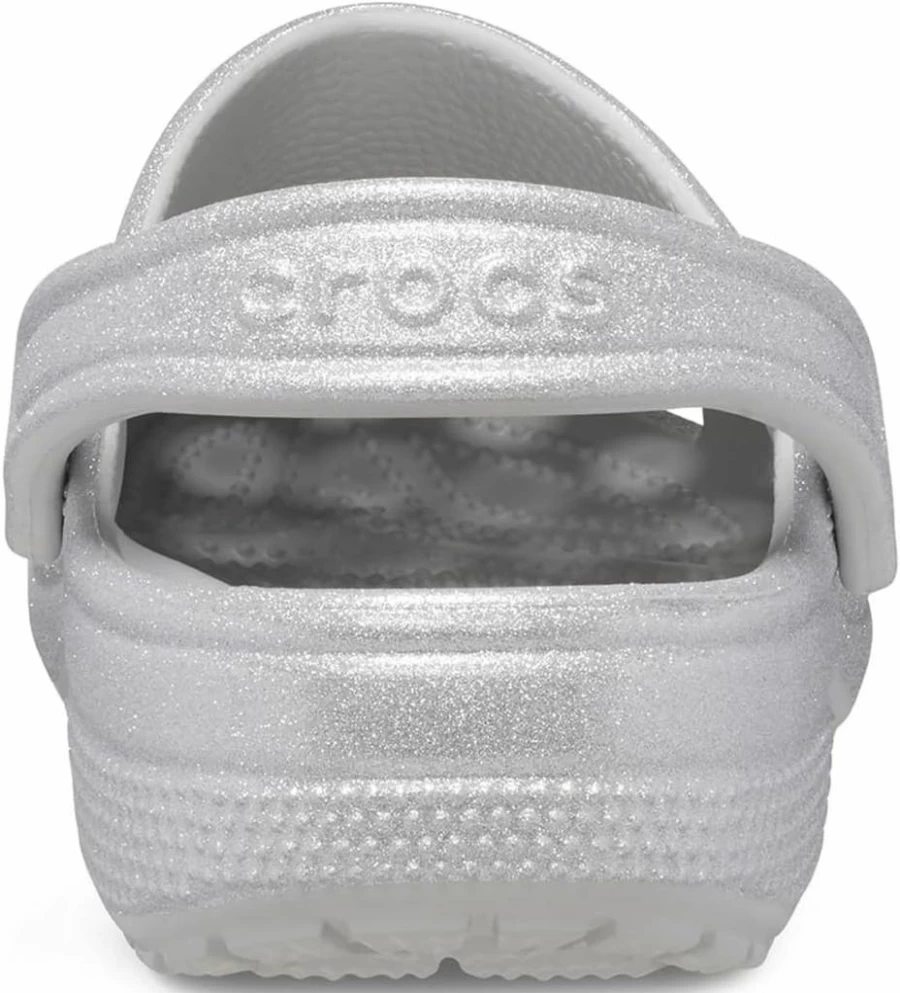 Crocs Unisex Classic Glitter Clogs - Comfortable & Stylish Slip-On Shoes for Men & Women