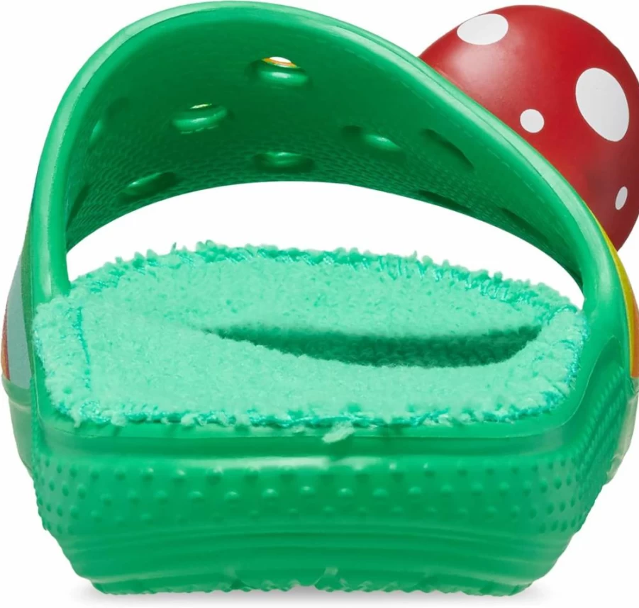 Crocs Kids Classic Slide Sandals - Unisex Children's Comfortable Lightweight Beach Pool Shoes