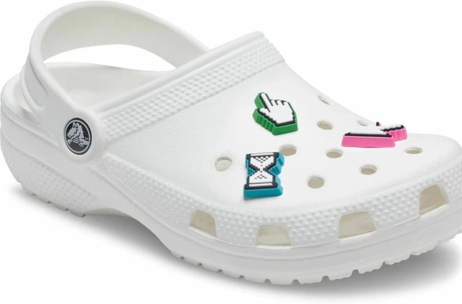 Crocs Jibbitz Charms Pack - Colorful Shoe & Sandal Accessories | Synthetic Material Decorations