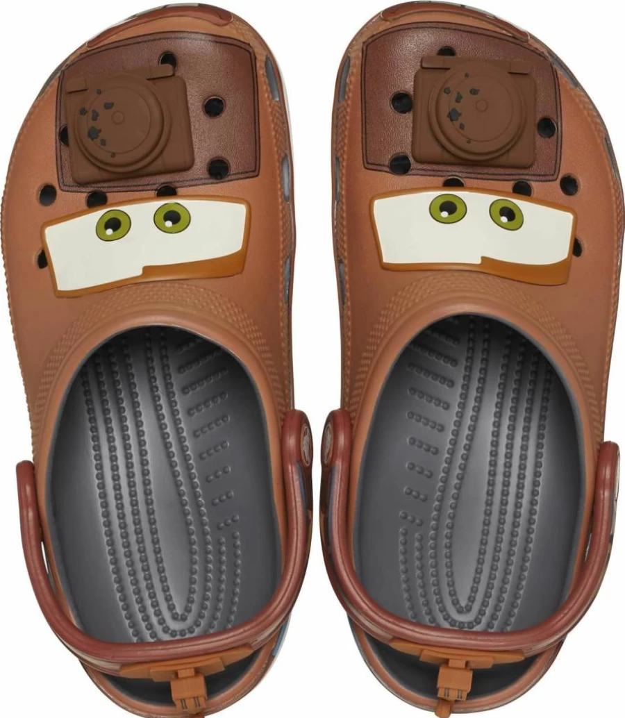 Crocs Unisex-Adult Classic Clog | Cars Mater Design | Lightweight & Comfortable Slip-On Shoes