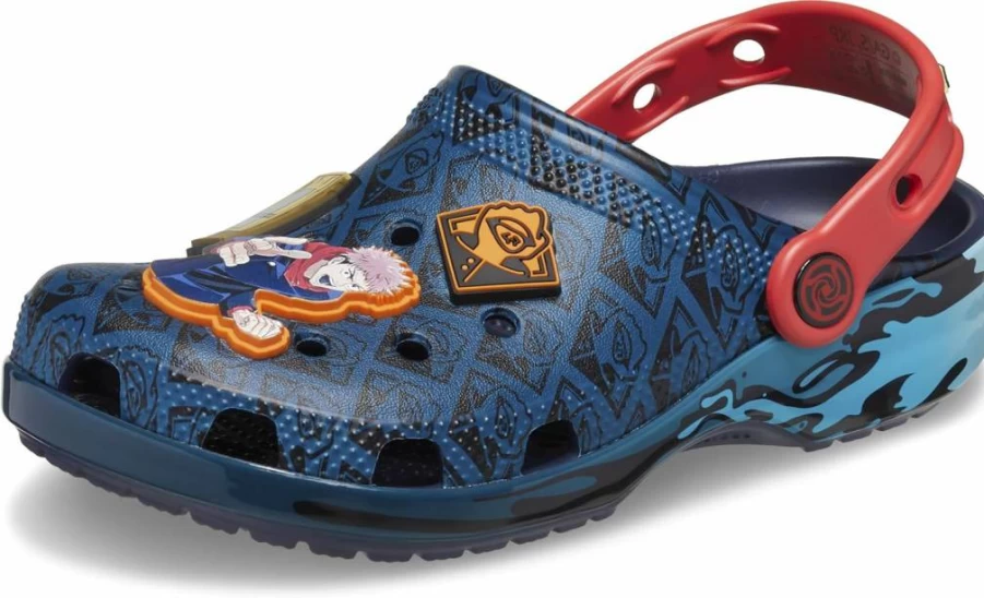 Crocs Kids Jujutsu Kaisen Anime Themed Classic Clogs - Unisex Lightweight Comfortable Sandals