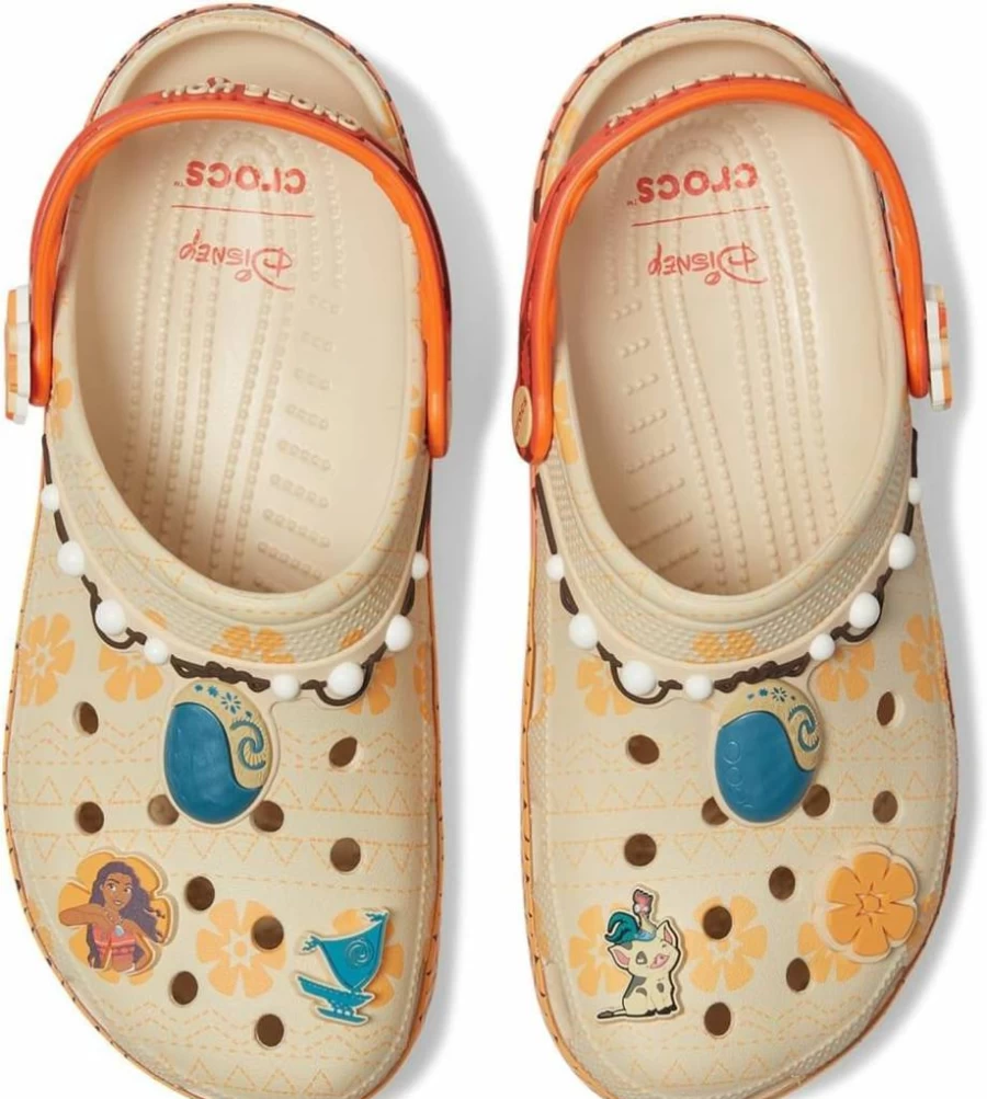 Crocs Disney Moana Unisex Classic Clogs - Comfortable Slip-On Shoes for Men & Women
