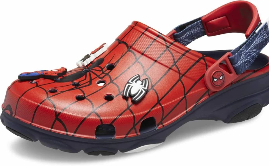Crocs Marvel Superhero Clogs for Adults - Spiderman, Black Panther & Captain America Unisex Shoes