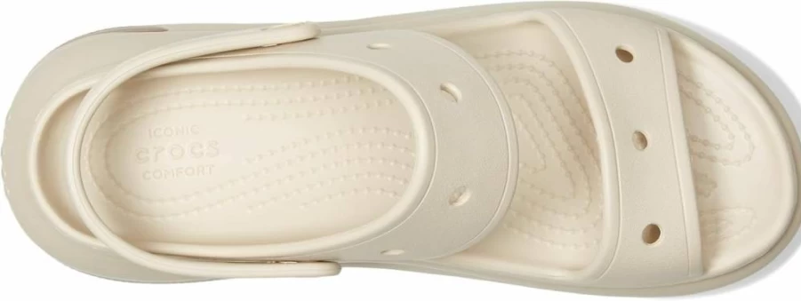 Crocs Unisex-Adult Classic Mega Crush Sandal Wedge Platform Comfort Slide Sandals