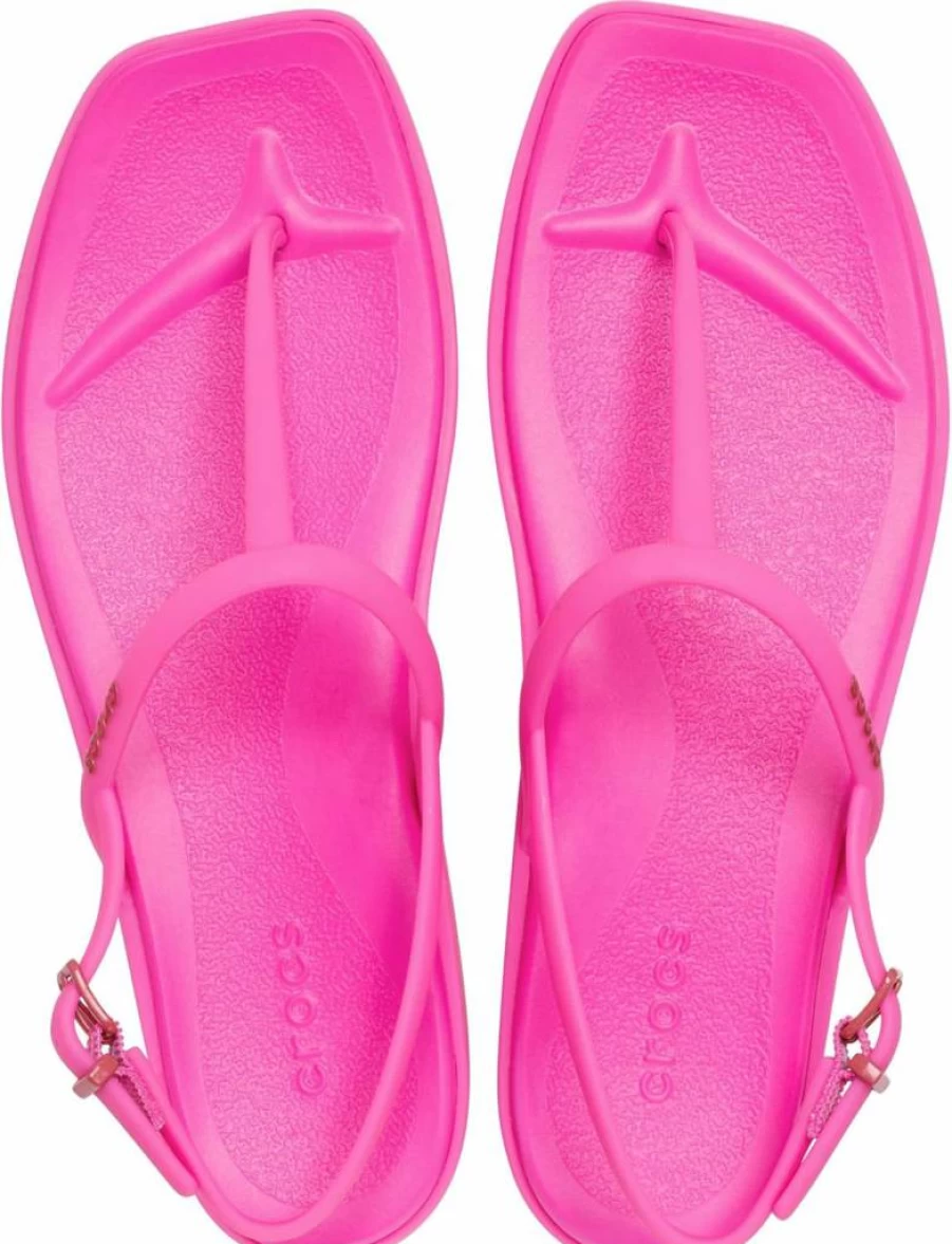 Crocs Women's Miami Thong Sandals - Comfortable Flat Beach Flip Flops for Women