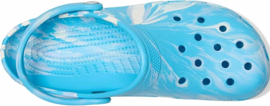 Crocs Unisex Classic Clogs Marbled Tie-Dye Slip-On Comfort Shoes for Men and Women