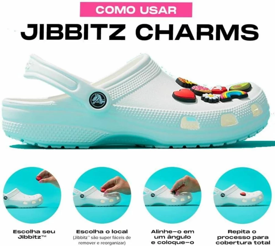 Crocs Unisex-Adult Jibbitz Shoe Charms - Nature & Outdoor Decorations for Crocs Shoes, Customizable Charms for Men, Women, Boys & Girls