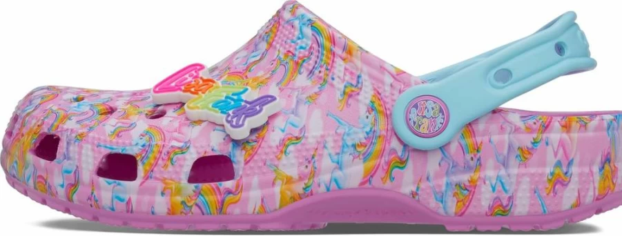 Crocs Unisex Adult Classic Lisa Frank Collaboration Clogs - Lightweight Comfort Slip-On Shoes