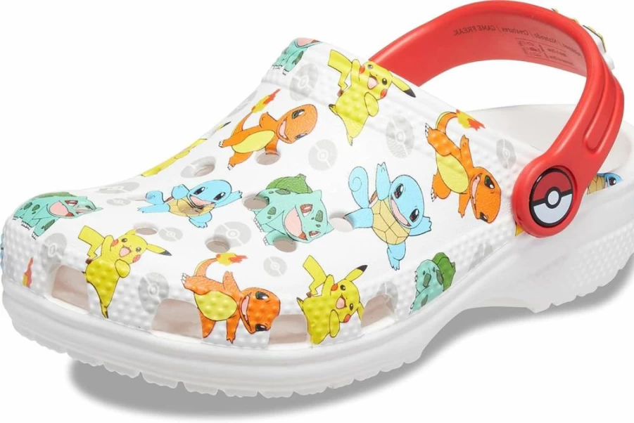 Crocs Kids Classic Clog - Unisex Children's Comfortable Slip-On Water Shoes