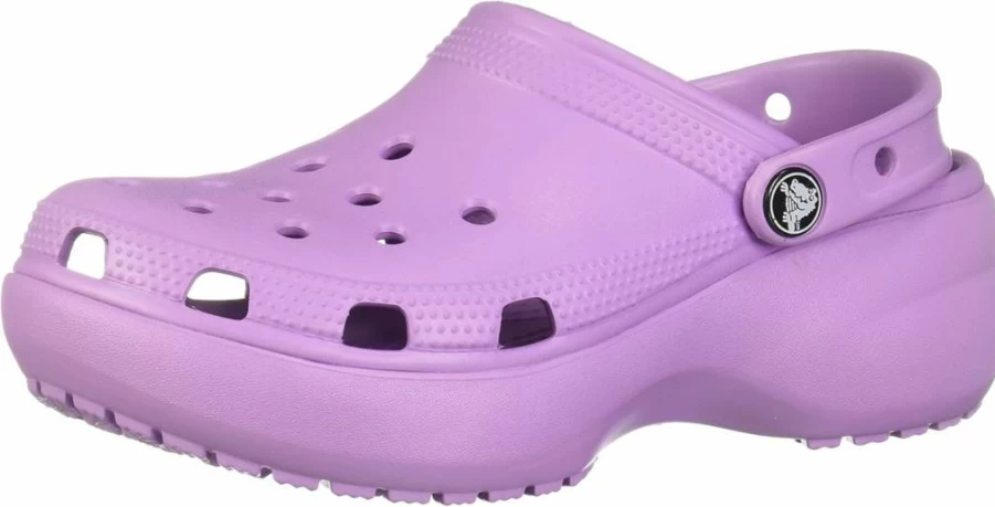 Crocs Women's Classic Platform Clog | Comfortable & Lightweight Slip-On Shoes