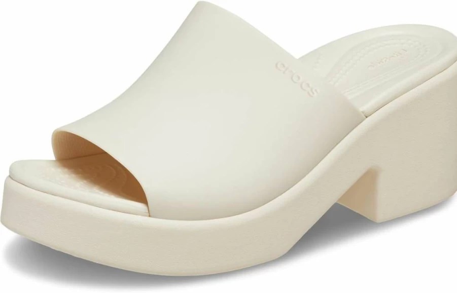 Crocs Women's Brooklyn Slide Sandal with Heel - Comfortable Heeled Slide Sandals for Women