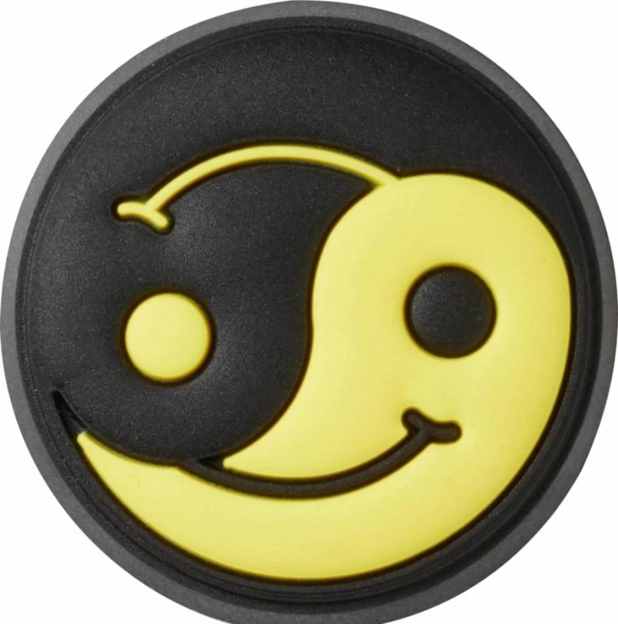 Crocs Jibbitz Shoe Charms - Peace and Love, Yin Yang Smile Design for Crocs Shoes | Small Decorative Clips