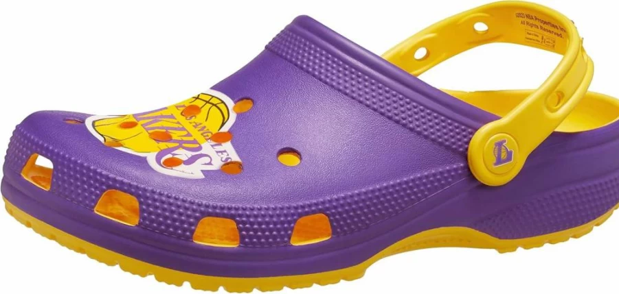 Crocs NBA Los Angeles Lakers Unisex Classic Clog for Adults