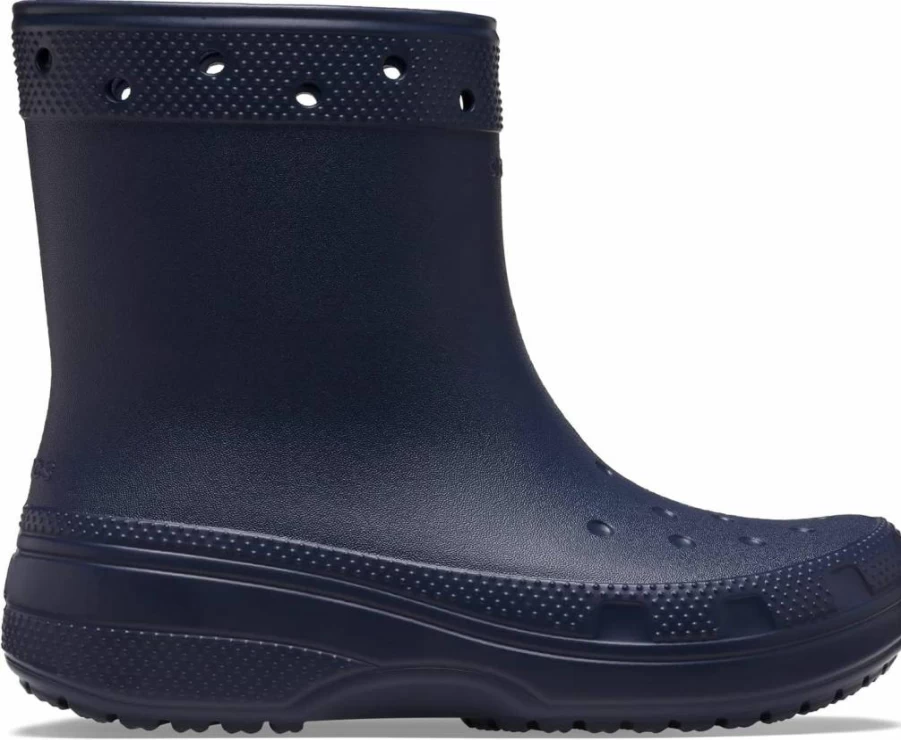 Crocs Unisex Classic Boot Waterproof Rain Boots for Men and Women