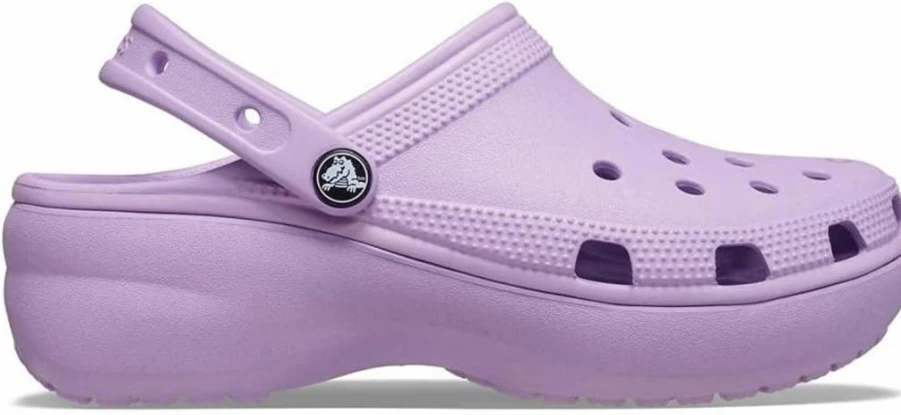 Crocs Women's Classic Platform Clog | Comfortable & Lightweight Slip-On Shoes