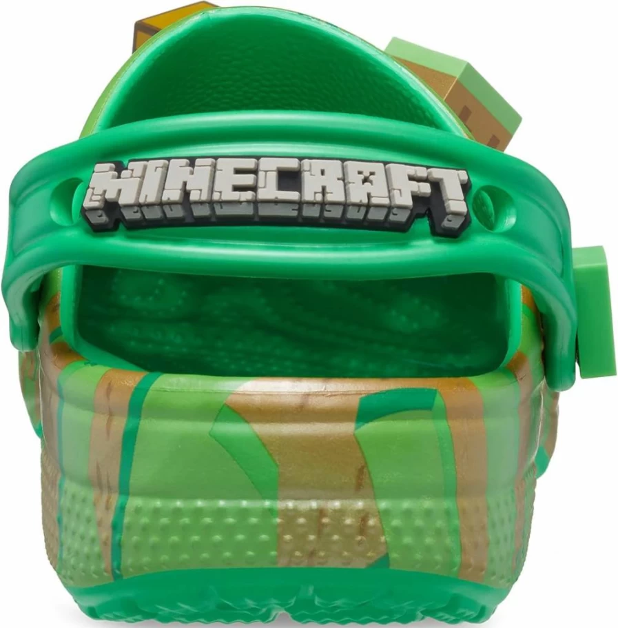 Crocs Kids Classic Minecraft Clogs - Unisex Children's Lightweight Comfortable Shoes