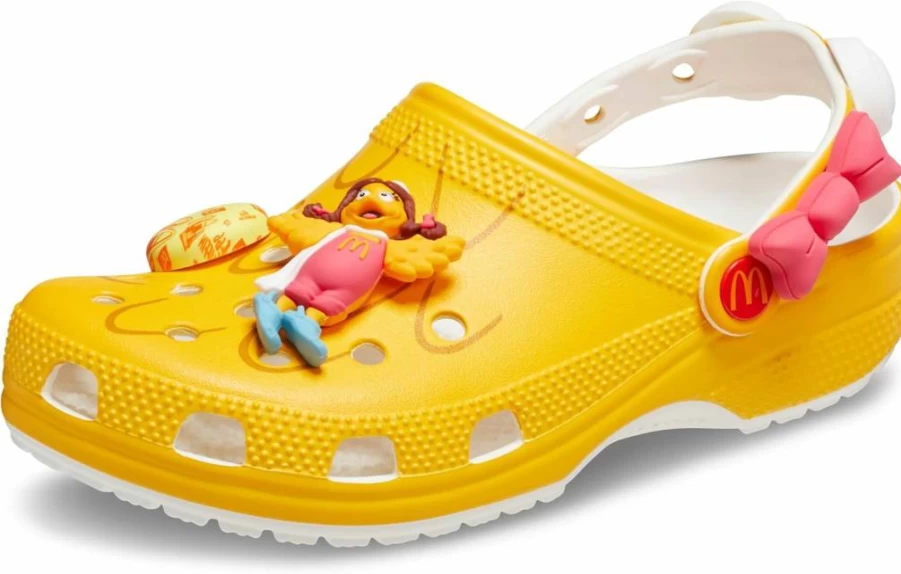 Crocs Unisex Adult McDonald's Collaboration Classic Clog Comfortable Slip-On Shoes