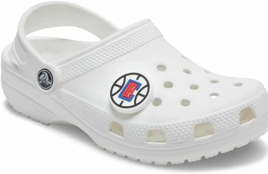 Crocs NBA Basketball Team Jibbitz Shoe Charms - Unisex Sports Decorations for Adults & Kids